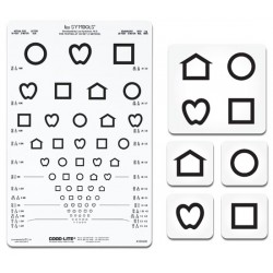 LEA SYMBOLS® 13-Line Translucent Distance Chart