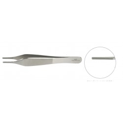 BRUDER Epilation Forceps, 4.5" straight