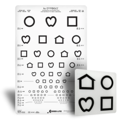 LEA SYMBOLS®Translucent Distance Chart for 3 Meters